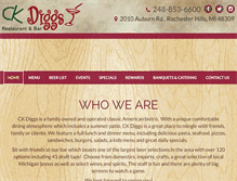 Tablet Screenshot of ckdiggs.com